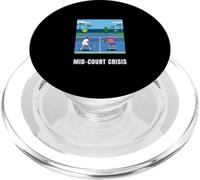 Crisi di metà campo divertente tennis gioco di parole PopSockets PopGrip per MagSafe