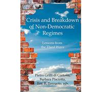 CRISIS AND BREAKDOWN OF NON-DEMOCRATIC REGIMES: Lessons from the Third Wave