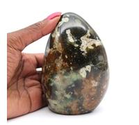 Crisoprase da collezione del Madagascar da 770 grammi e 110 millimetri, Minerale Crisoprase del Madagascar, Pietra genuina, Esemplare Rara, Pietra Minerale, Minerale di Comunicazione