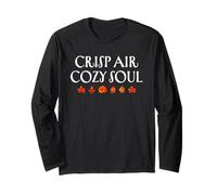 Crisp Air Cozy Soul Autunno Stagione Autunno Giorno del Maglia a Manica