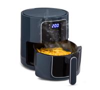 Crisp-Pro - Friggitrice ad aria calda, air fryer, 1400 W, 3,5 litri, 8 programmi, timer, acciaio inox