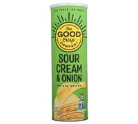 Crisp Stkd Sour Crm Onion 5,6 Oz (Confezione Da 8) Di The Good Crisp Company