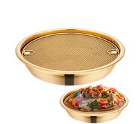 Crisper Basket - Padella in acciaio | Vaschetta di scarico | Vassoio di drenaggio 'olio refrigerante per uso domestico, barbecue, snack fritti | Padella per affumicato