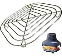 Crisper Rack per friggitrice ad aria Ninja Crispi, parti di ricambio in acciaio inossidabile 304, vassoio per griglia compatibile con friggitrice ad aria Ninja Crispi FN090 FN091 FN100 FN101 FN103