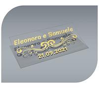 CrisPhy - Adesivi personalizzati per matrimonio, con nome e data, etichette adesive per inviti, matrimoni, battesimi, fidanzamenti, comunioni, compleanni, feste, vintage, timbri (modello 5)