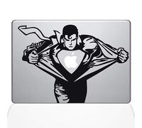 CrisPhy Adesivo in Vinile Decorativo Superman per Apple MacBook Portatile da 11, 12, 13, 15 Pollici