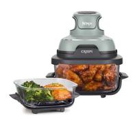 Crispi Cyber ????Space FN101EUG - Friggitrice senza olio da 3,8 l, verde grigio - Nouvo