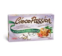 Crispo CiocoPassion Confetti Bianchi Gusto NOCI E FICHI con Cioccolato al Latte e Bianco Senza Glutine (Gluten Free) 1kg