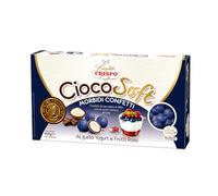 Crispo Ciocosoft Morbidi Confetti al Gusto Yogurt e Frutti Rossi - Confetti di Cioccolato al Latte con Cuore Cremoso, Ideali per Bomboniere, Confettate ed Eventi 900g