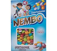 CRISPO Confetti Bombiere Nembo Lenticchie Tipo Smarties Assortiti - 1000 g