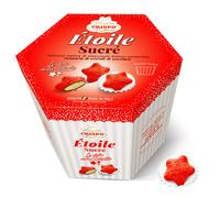 Crispo Confetti Étoile Sucré Rosso Stelle Cioccolato Bianco con Pirottini 500g