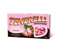 Crispo Confetti Tenerelli Rosa con Nocciola Tostata, Ricoperta di Cioccolato al Latte, Senza Glutine 500g