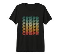 CRISPR Cas9 Vintage Retro Biologia Scienza Maglietta Premium