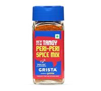 CRISTA Tangy Peri-Peri Spice Mix | Spezie esotiche | Condimento multiuso | Senza grassi | Vegano | Senza aggiunta di colori, riempitivi, additivi e conservanti | 45 g