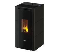 Stufa pellet 7kW CRISTAL 7 T2 Antracite 5 stelle Classe A+ 7025044