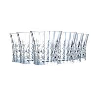 Cristal d'Arques Lady Diamond Bicchiere Acqua 27cl Set 6 | Vetro, bicchiere per acqua, succhi e bibite fredde, lavabile in lavastoviglie, prodotto in Francia