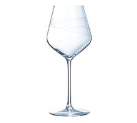 Cristal d'Arques Paris - Collezione Abstraction - 6 bicchieri di cristallo da 47 cl - Brillantezza e resistenza - Decorazione ad anello - Made in France - Confezione rinforzata