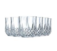 Cristal D'arques Paris Collezione Longchamp - 6 bicchieri bassi da 32 cl, in Kwarx, lucidi, trasparenza e resistenza