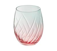 Cristal d'Arques Paris Swirly Spring Collection - 6 bicchieri d'acqua colorati 36 cl, realizzati in Francia, confezione rinforzata