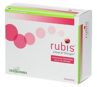 Cristalfarma Rubis 14 Bustine - Integratore Per Le Vie Urinarie