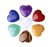 Cristalli a forma di cuore di San Valentino, gemme a forma di cuore, pietre di cristallo, amore, chakra, pietre decorative, bomboniere, regalo per fidanzata, Kristalle Herz Valentinstag, Cuore di