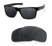 Cristalli compatibili di ricambio per Oakley Crossrange, Polarizzati, Fotocromatici o Trasparente, nero iridato polarizzato, Taglia unica