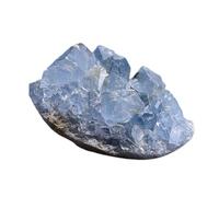 Cristalli di Celestite Crudi - Celestite Naturale | Pietre irregolari per la decorazione della casa | Collezione di esemplari di pietre preziose decorazione della mensola del soggiorno