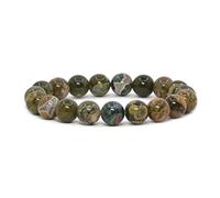 Cristalli di gemma naturale, perle di chakra, guarigione dei cristalli, 10 mm, rotondi, braccialetto elastico come regalo per voi