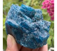 Cristalli e pietre Apatite blu grezza naturale Pietre grezze Blocco Pietra di cristallo Ornamenti di pietre preziose Acquario Home Room Decor 1pz Collezioni di casa ( Color : Blau , Size : 30-50g )