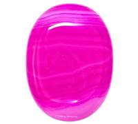 Cristalli e pietre curative in fantastico onice rosa, grande pietra da palmo porta fortuna, per energia positiva equilibrata, meditazione, regalo unico di Natale per uomo e donna.