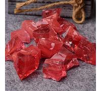 Cristalli e pietre curative Naturale Anguria Grezzo Pietre rosse Blocchi Pietra di cristallo Quarzo Ghiaia grezza Ornamenti Acquario Decorazioni for il giardino di casa 1pc raccolta domiciliare