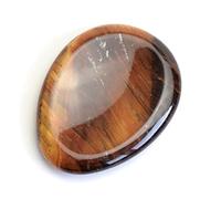 Cristalli e pietre da 1,7 pollici Worry Stone Massaggio naturale del pollice Pietra di cristallo della palma for Yoga raccolta domiciliare (Color : Tiger Eye Stone, Size : 1.7 in)