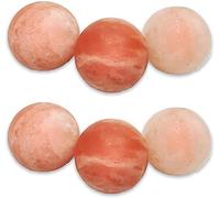 Cristalli e pietre Sale naturale for massaggio termale dell' Sale di pietra for il corpo, sonno, ansia, stress, regalo 6 pezzi raccolta domiciliare(Color:Round Ball)