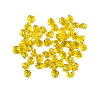 Cristalli falsi 50 pezzi di gemme acriliche trasparenti rocce di ghiaccio in plastica diamanti vaso rocce centrotavola per vasi, tavolo da festa, spargimento, riempitivo di pietra lungo (I taglia