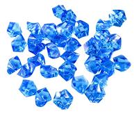 Cristalli falsi 50 pezzi di gemme acriliche trasparenti rocce di ghiaccio in plastica diamanti vaso rocce centrotavola per vasi, tavolo da festa, spargimento, riempitivo di pietra lungo (A taglia