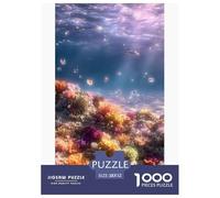 Cristalli fluttuanti Puzzles 1000 Pezzi Gioco Di Sfida Giocattolo Adulti E Bambini Gioco Di Puzzle Gioco Educativo Apprendimento Creativo Regalo Decorazione Casa 52x38cm/1000pcs