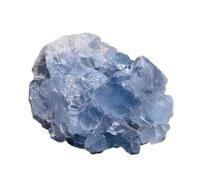 Cristalli grezzi di celestite - Bordo con texture naturale, forma irregolar | di cristalli, esemplari di gemme per ornamento di decorazioni per la casa, campione minerale di geode blu cielo non