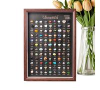 Cristalli grezzi naturali, kit regalo in, 108 vene minerali, decorazioni scientifiche, set da collezione di pietre grezze, per famiglia, genitori, bambini, ragazzi, ragazze, interni