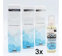 Cristalli Liquidi Olio Capelli effetto luminoso olio Cocco Argan Ricino 100ml x3