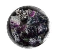 Cristalli Naturali Sfusi Diffusore di aromaterapia in Pietra Grezza di Cristallo di Fluorite Colorata Naturale, Minerale Grezzo, Pietra frantumata, Ornamenti di Cristallo Pietre Curative(3-5cm/500g)