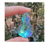 Cristalli pendenti Prismi 5pcs AB colore appeso ciondolo cristallo prisma lampadario parti decorazione Cristalli pendenti per la decorazione(5)