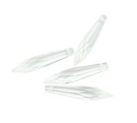 Cristalli pendenti Prismi Lampadario a sospensione con prisma con ornamento a goccia in cristallo trasparente da 63 mm/76 mm Cristalli pendenti per la decorazione(50mm,10pcs)