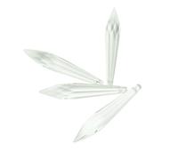 Cristalli pendenti Prismi Lampadario a sospensione con prisma con ornamento a goccia in cristallo trasparente da 63 mm/76 mm Cristalli pendenti per la decorazione(76mm,10pcs)