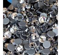 Cristalli strass di alta qualità SS0-SS50 da 1mm a 10mm, colore AB, glitter con retro termoadesivo, utilizzati per decorare abbigliamento, tessuti, abiti, borse, scarpe, adatti per estate e scuola SS4