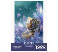 Cristalli viola Puzzles 1000 Pezzi Gioco Di Sfida Giocattolo Adulti E Oltre 12 Anni Gioco Di Puzzle Sfida Educativa Rilassamento Regalo Decorazione Casa 52x38cm/1000pcs