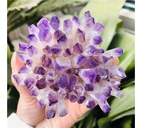 Cristallo 1pc Verde Fantasma Fantasma Cristallo Di Quarzo Cluster Roccia Viola Pietre e Cristalli Campione Quarzo Sintetico Roccia Naturale Cristalli Reiki ( Color : Burgundy , Size : 400-450g )