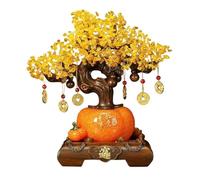 cristallo Albero soldi Home Albero dei soldi di cristallo, Decorazione for refrigeratore for vino con cachi della fortuna, Artigianato for inaugurazione della casa Feng Shui cristalli Bonsai(Grande)