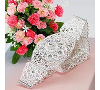 Cristallo Algeria Marocco Cintura Per Le Donne Oro Argento Colore Arabo Robe Caftano Blet Etnico Abito Da Sposa Gioielli