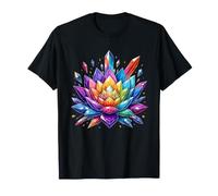 Cristallo Arcobaleno Lotus Chakra Energia Maglietta