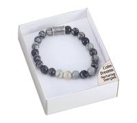 Cristallo Bracciale Network Diaspro Basse Scarabeo Calm Sogni Nutrimento Energie